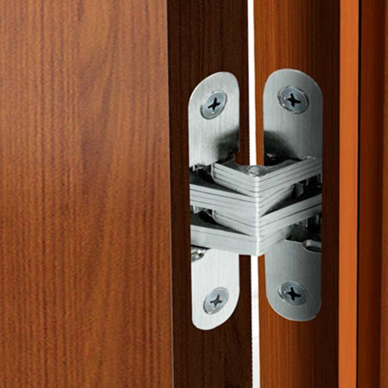 Bisagras de puerta ocultas de servicio pesado 88.2 lbs/176.4 lbs/264.6 lbs  Puerta de madera plegable oculta, bisagra de gabinete oculta para muebles