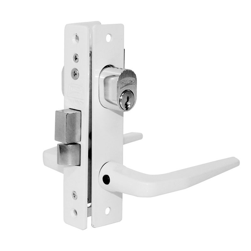 Cerradura para puerta residencial aluminio blanco 3060-565 Phillips